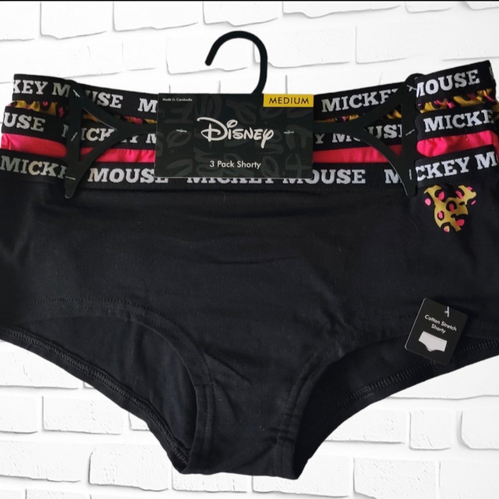 NWT - Disney 3 pack Shorty Panties - SZ M
